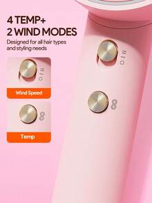 JMMO Pengering Rambut Kecepatan Tinggi dengan Steker AS, Pengering Rambut Ion Negatif dengan Diffuser Magnetik, Pengering Rambut Cepat Kering dengan Suara Rendah untuk Penggunaan di Rumah dan Perjalanan - Steker Tipe AS A (110-127V) - View 3