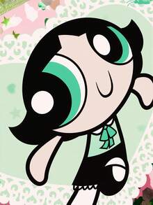 THE POWERPUFF GIRLS X SHEIN 1個卡通角色印花亮片裝飾透明PVC輕量化化妝包，適用於存放化妝品、文具、日常用品、數位產品，適合通勤、上學、旅行，適合所有年齡層，學生友善，花朵、泡泡、毛茛、友誼、蝴蝶結 - 無色 - 查看 6
