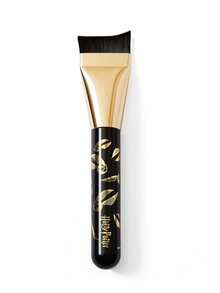 HARRY POTTER X SHEIN 1 pieza Brocha Plana para Base con Tema de Mago Snitch Dorada, Brocha de Maquillaje Facial con Cerdas Suaves y Densas para Base Líquida & Crema, Herramienta de Maquillaje con Estampado de Snitch Dorada, Regalo Perfecto para Fans de Películas de Fantasía & Entusiastas del Maquillaje - Negro - Ver 6