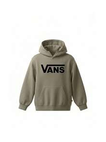 Vans Classic Tee Men's Durable Fleece-Lined Stretchy Weekend Sports Commuting Grey VJBM-E2V - Army Green - View 1