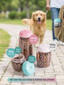 PETSIN 1 lata de golosinas para mascotas de color aleatorio, suministros para perros para actividades al aire libre - Multicolor - Ver 2