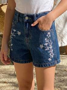 DAZY Tween Girl Fall Clothes Tween Girls Denim Shorts Summer - Dark Wash - View 4