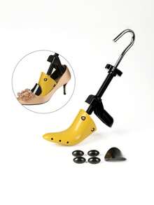 1 pièce Étirage de chaussure portable et réglable, élargisseur et allongeur pour bottes, talons hauts, chaussures , plates et baskets. Solution de confort pour le soin des chaussures - 1 pièce - Voir 7