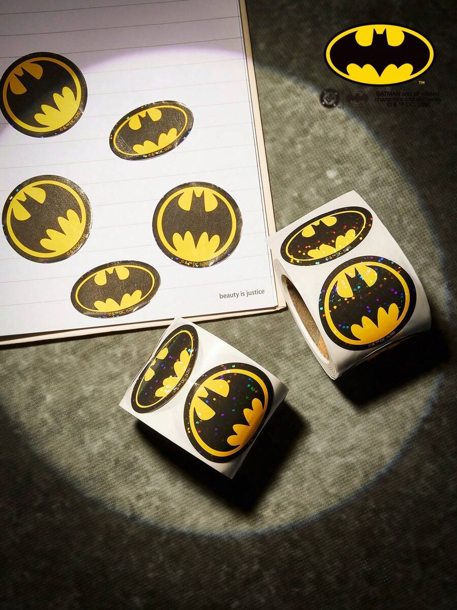 BATMAN X POKOJA LAND 1 捲貼紙捲，適用於手帳、文具、筆記本電腦 - 彩色 - 查看 1