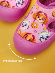 SHEIN | PAW Patrol 一雙兒童包頭涼鞋，防撞趾頭設計，防滑耐磨透氣沙灘涼鞋 - 粉色 - 查看 3