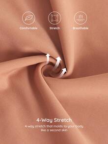 Bralution 5pcs/Pack Comfortable Breathable Soft Seamless Solid Color Panties - Multicolor - View 5