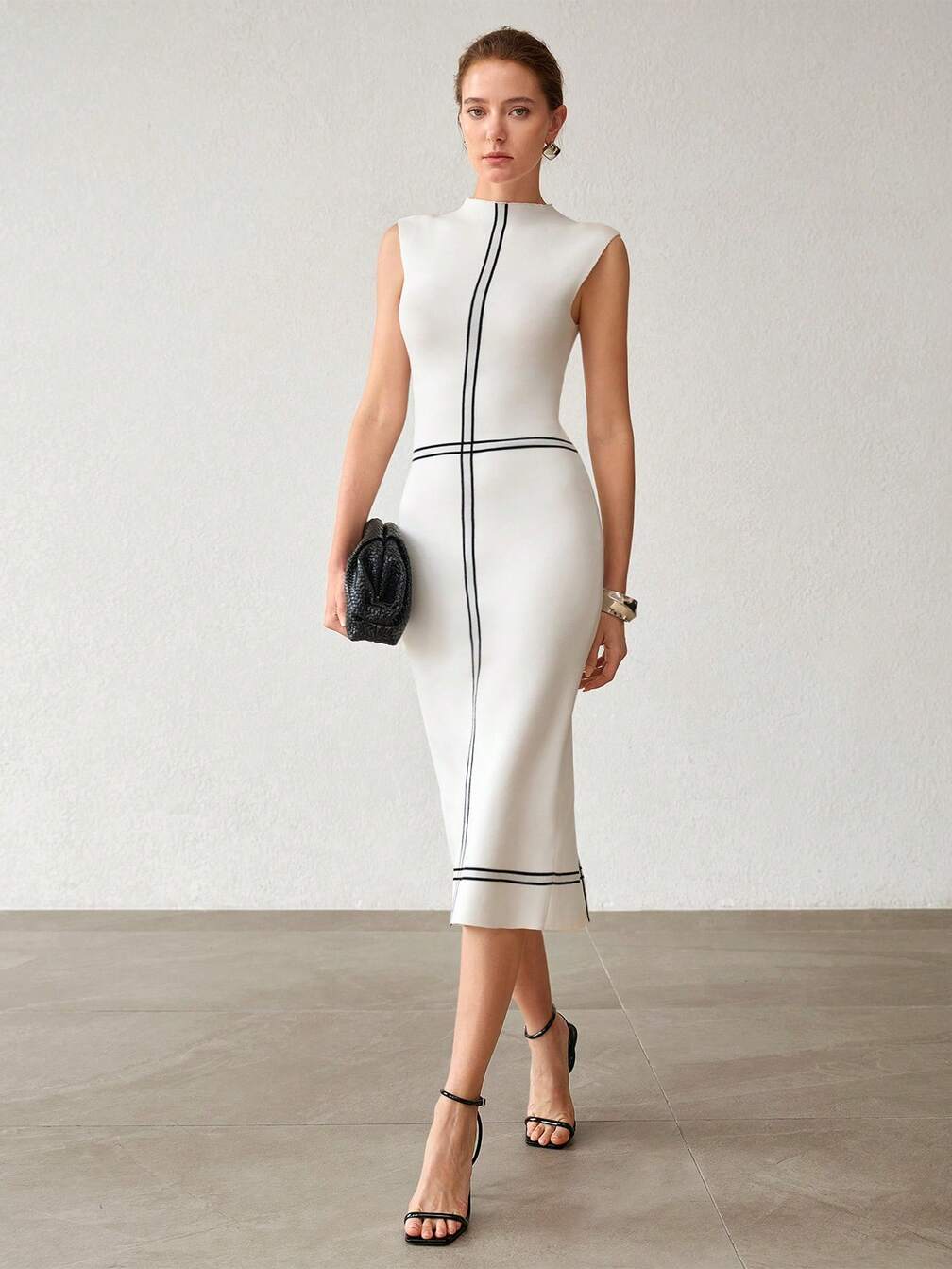 cocktail dress women's clothes Newshows Sleeveless Maxi Elegant Formal Dress(Black,S) 'Women''s Brown Print Kelli Color:Metalic Website Brand_Dingo special events