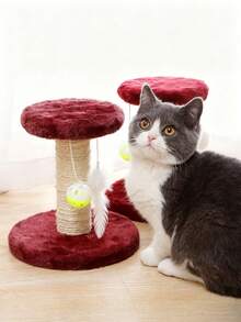 Indoor Cat Tree Tower, Sisal Climbing Frame, Interactive Scratching Post, Wear-Resistant Pet Furniture For Cats - Multicolor - View 7