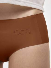 Bralution 5pcs/Pack Comfortable Breathable Soft Seamless Solid Color Panties - Multicolor - View 7