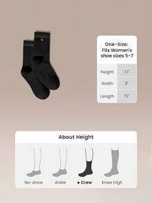 GLOWMODE 3 pares de calcetines tipo crew suaves y cómodos para entrenamiento, ejercicio y running, con malla ventilada, construcción sin costuras en los dedos y soporte de arco - Negro - Ver 7