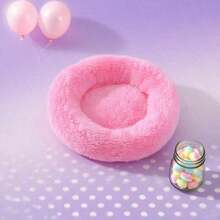 PETSIN 1 Piece Of Ultra Soft Plush Pet Bed - A Comfortable And Warm Hamster Bed With Anti Slip Bottom And Insulation Pad, Perfect For Guinea Pigs And Other Small Animals, Round Fluffy And Colorful Design - View 21