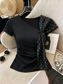 GlowEve Casual Dress For Women Summer Top - Black - View 3