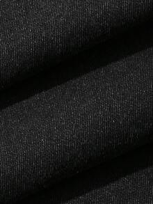 DAZY 女款休閒百搭丹寧喇叭褲，附口袋，Y2K風格 - 灰色 - 查看 5