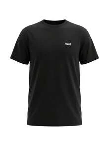 Vans Classic Tee Men's Sports Tees & Tanks Versatile Lightweight Easy To Match Going Out Gym Home Black VR9X-BLK - Black - View 1