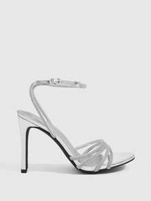 CUCCOO SZL Women's High Heels With Rhinestone Heels - Silver - View 2