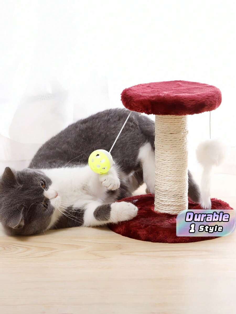 Indoor Cat Tree Tower, Sisal Climbing Frame, Interactive Scratching Post, Wear-Resistant Pet Furniture For Cats - Multicolor - View 1