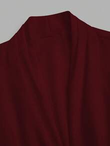 Franclia Women's Elegant 2026 Spring/Summer Asymmetric Sleeveless Ruched Metal Button Long Pants 2 Pieces Set - Burgundy - View 5
