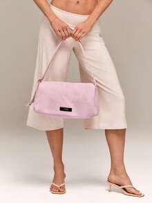 GLOWMODE Medium 6L DailyEase Water-Resistant Two-Way Zipper Interior Pockets Adjustable Strap Shoulder Bag Daily Casual Travel Holiday Vacation Summer Wear - Pink - View 7