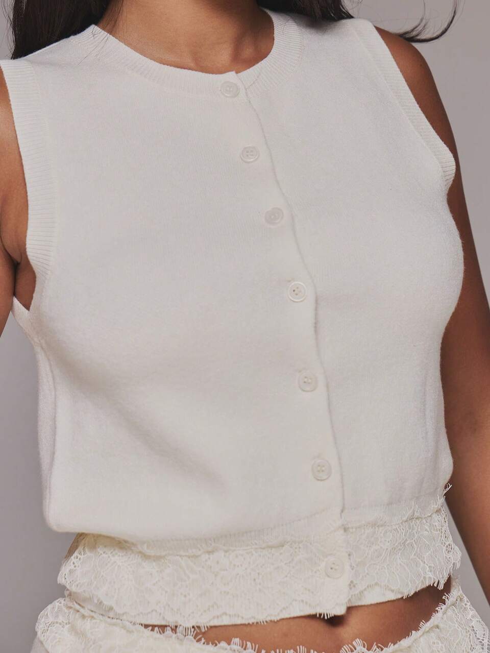 Gilet in maglia da donna