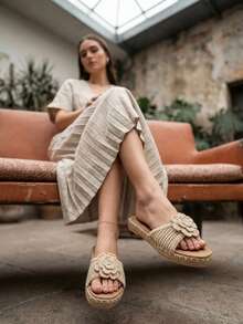 Sandalias para mujer - Beis - Ver 2