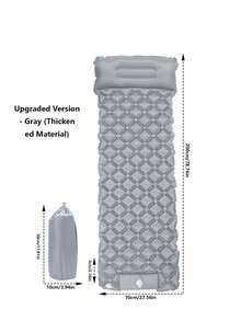 1-Piece Space-Saving Foldable Camping Air Mattress - Inflatable Sleeping Pad For Backpacking, Hiking & Travel, Puncture-Resistant & Easy Setup, Ultralight Gear For Solo Adventurers - A - View 2