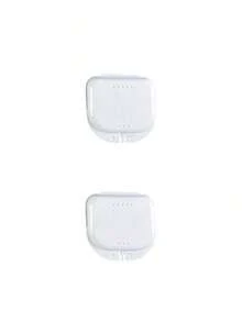 2pcs New Dental Retainer Storage Box, Breathable Orthodontic Retainer Case, Mini Portable Denture Box, Breathable Orthodontic Appliance Storage Box, Denture Box, Minimalist Solid Color Denture Storage Box, Plastic Denture Storage Box - Multicolor - View 8