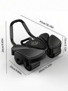 New Automatic Rebounder Ab Wheel With Elbow Support And Six-Wheel Design - A Core Training Equipment For Home Gym, A Universal Abdominal Exercise Tool For Both Men And Women, A Fat-Burning Device, A Portable Fitness Wheel (Without Power). - Multicolor - View 8