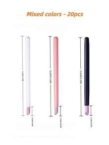 1件/10件/20件/30件裝 石英指甲锉 無味美甲工具 平滑邊緣拋光 健康指甲 粉色紫色石英锉頭 舒適握把手柄 適用指甲、腳趾甲、足部護理、手部護理、腳趾甲修護套裝必備 - 彩色 - 查看 19