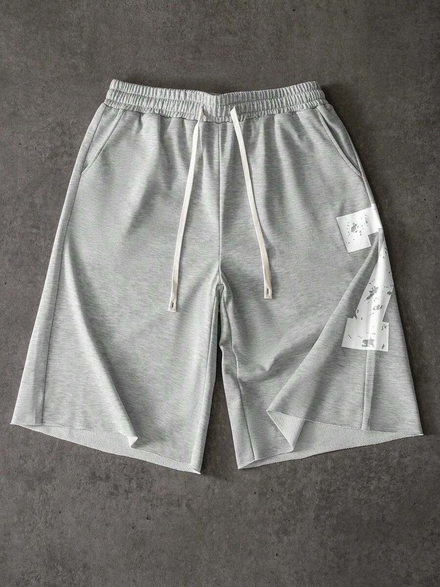 PAVTROS Pantalones de chándal casuales y versátiles con bolsillos y cordón en la cintura, uso diario minimalista para hombres - Gris - Ver 1