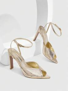 Gold metal PU