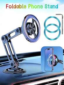 All-Aluminium Alloy Car Phone Mount With A 360-Degree Rotating Multi-Joint Design. This Universal Car Accessory Is Ideal For Use With Sat-Nav Systems And Makes A Stylish Gift For Both Men And Women, Suitable For Home, Business And Everyday Use. - one size fits all - View 9