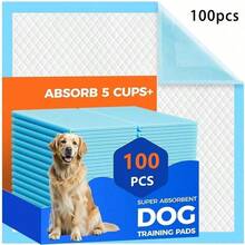 100pcs Heavy Duty Dog And Puppy Pee Pads, 5-Layer Leak-Proof Super Absorbent, Quick Dry Surface, Potty Training, Extra Thick, For Puppies | Dogs | Puppies | Cats | Rabbits - multicolor - View 9