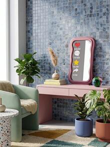 Joivida 2 piezas de pegatinas decorativas de acrílico inspiradas en redes sociales, diseño divertido de Like, Comentario, Estrella y Compartir, calcomanía impermeable y removible para espejo, puerta, refrigerador, coche, parabrisas trasero y oficina - Multicolor - Ver 4