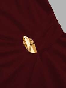 Franclia Women's Elegant 2026 Spring/Summer Asymmetric Sleeveless Ruched Metal Button Long Pants 2 Pieces Set - Burgundy - View 3