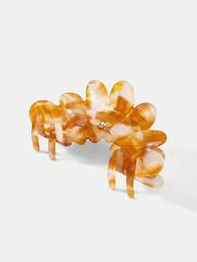 MOTF PREMIUM PRE PATTERN AMBER MIXED COLOR GRAB CLIP (RANDOM LINES) - Amber - View 5