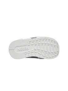 Puma SMASH Kids' Sneakers Lightweight Snug Fit Padded Weekend Casual Outing White 401592-01 - Silber - Übersicht 5