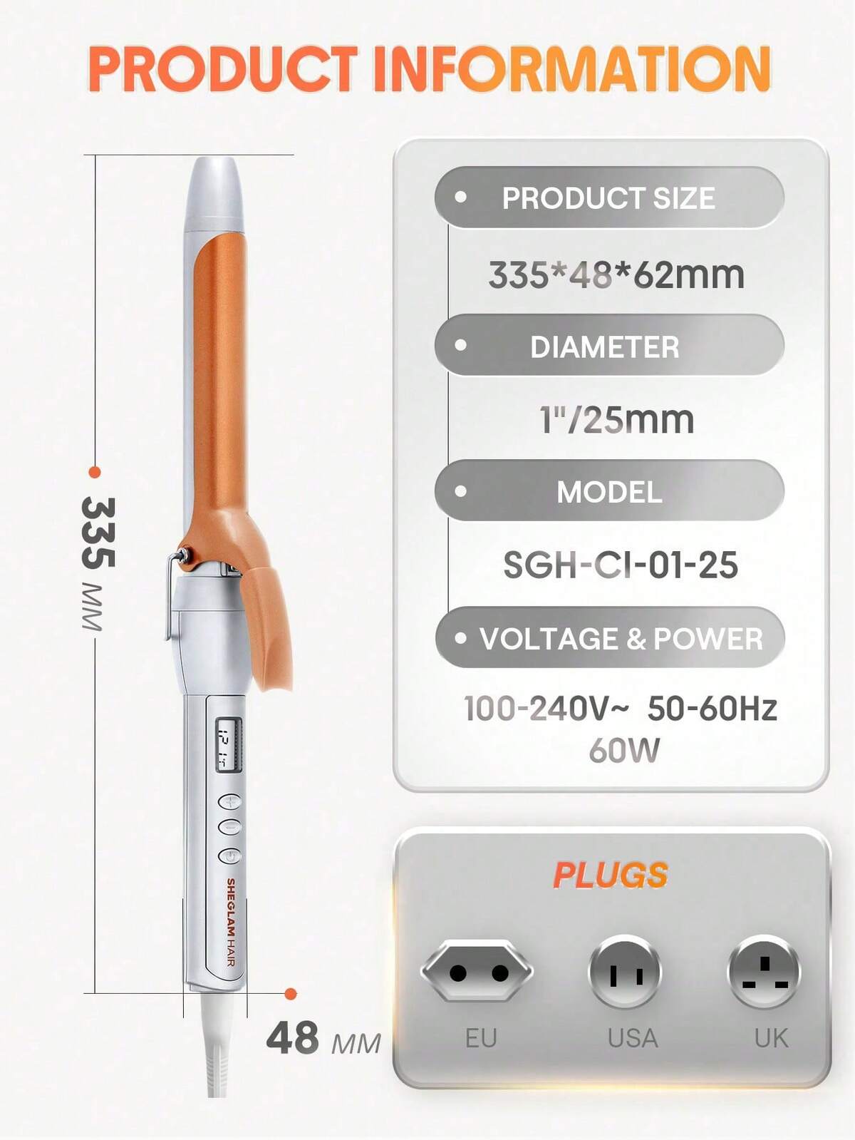 It-Curl Curling Iron - 25mm