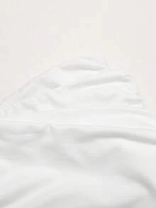 SHEIN Tween女孩白色4件組抹胸背心內褲套裝，簡約舒適抓皺彈性修身休閒抹胸內褲，兒童內褲，女童內褲，四季適用 - 白色 - 查看 5