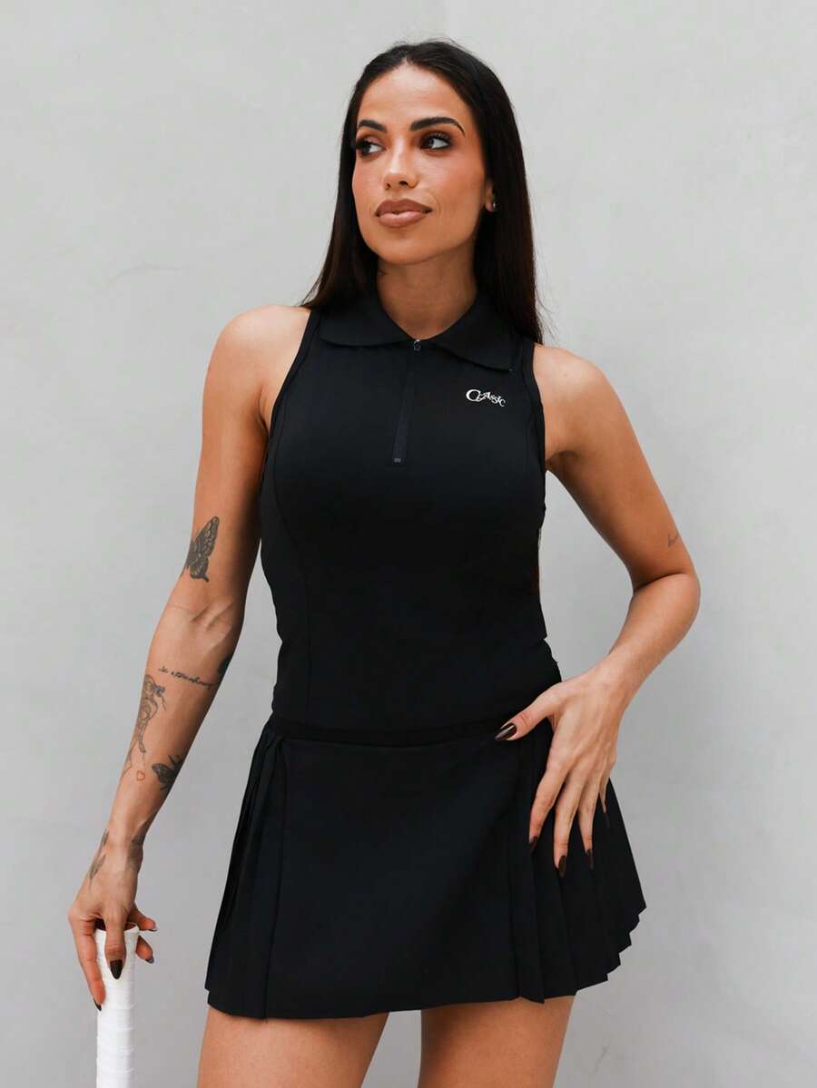 Maju Mazalli 女款純色極簡無袖運動服套裝