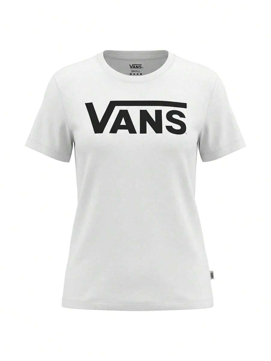 Vans Classic Tee Sports Tees & Tanks Soft Durable Comfortable Going Out Gym Home White VA3UP4-WHT - White - View 1