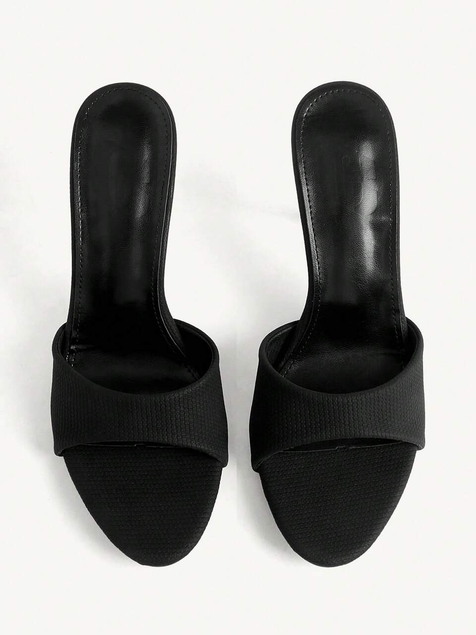 CUCCOO CHICEST Women's Shoes Spring And Summer Fashionable Sexy Elegant Round Head Black High-Heeled Sandals, Dating Party Commuting Wear