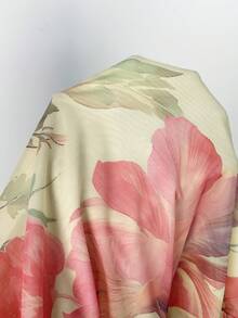 Aloruh 女款花卉印花露背掛脖洋裝，適合海灘度假 - 彩色 - 查看 10