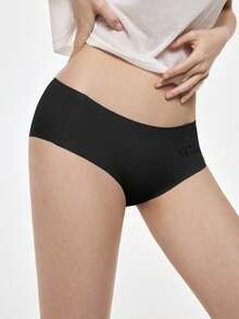 Bralution 5pcs/Pack Seamless Solid Color Comfortable Underwear - Multicolor - View 5
