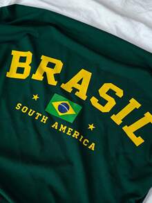 IslaSuriya Camiseta ajustada con hombros descubiertos y fruncido estilo brasileño - Verde - Ver 5