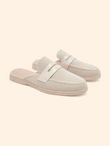 CUCCOO BASICS Women's Daily Versatile Fashion Flat Shoes - Beige - View 7