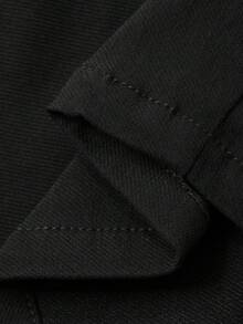 DAZY Damen Lässig Einfarbig Minimalistischer Koreanischer Stil Shorts Sommer Petite - Schwarz - Übersicht 5