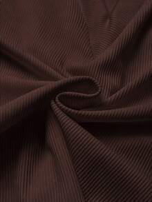 GlowEve Slimming Waist Exquisite Elegant Versatile Commute Vintage Knit Fashion Women's Vest - Brown - View 5