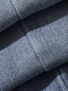 FRIFUL Women's Casual Washed Wide Leg Jeans Cute Tops Everyday Date Light Blue Summer - Blue - View 7