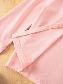 SHEIN 少女休閒百搭純色夾克 - 彩色 - 查看 10