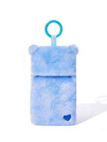 SHEIN X Care Bears 1 Túi đựng thẻ hình gấu xanh dễ thương, hình tai 3D, thích hợp để đựng các loại thẻ nhỏ như thẻ sinh viên, thẻ công ty, thẻ học sinh, thẻ giao thông, v.v., thiết kế cửa sổ PVC trong suốt, có thể treo lên túi xách. - Mã trung bình - Xem 6